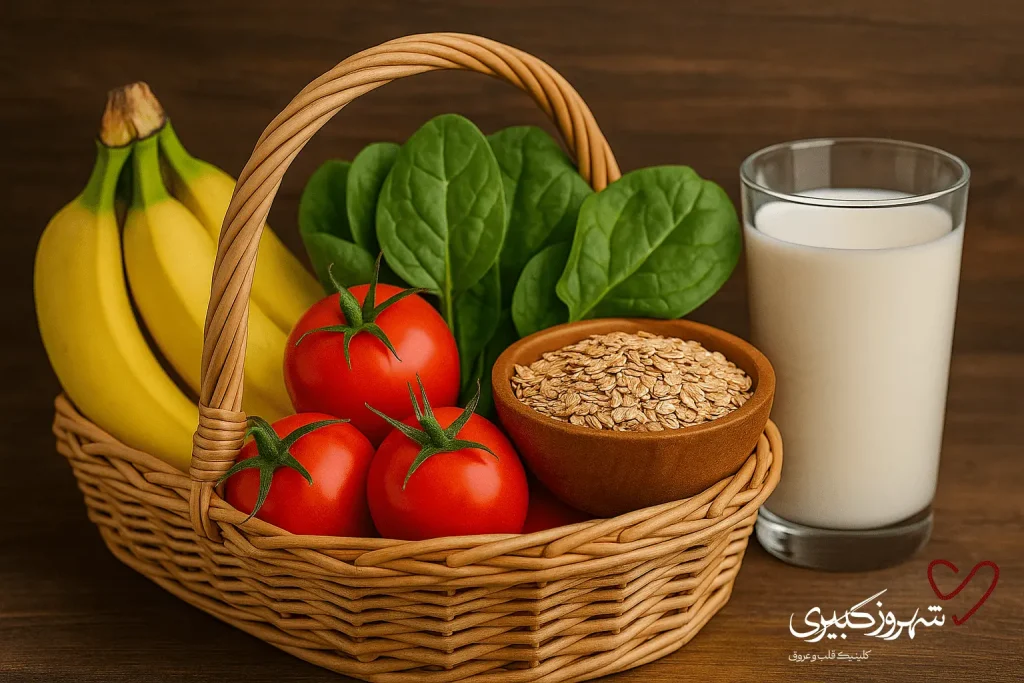 عوامل تحریک کننده فشار خون- رژیم غذایی